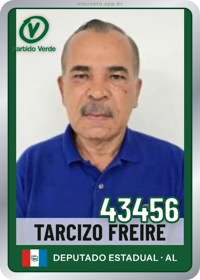 Carta de Tarcizo Freire, número 43456, PV
