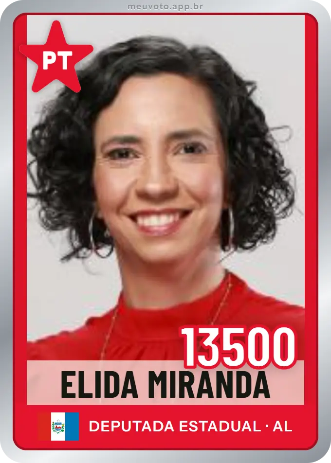 Carta de Elida Miranda, número 13500, PT