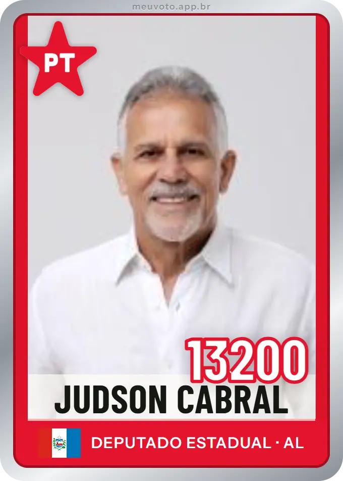 Carta de Judson Cabral, número 13200, PT