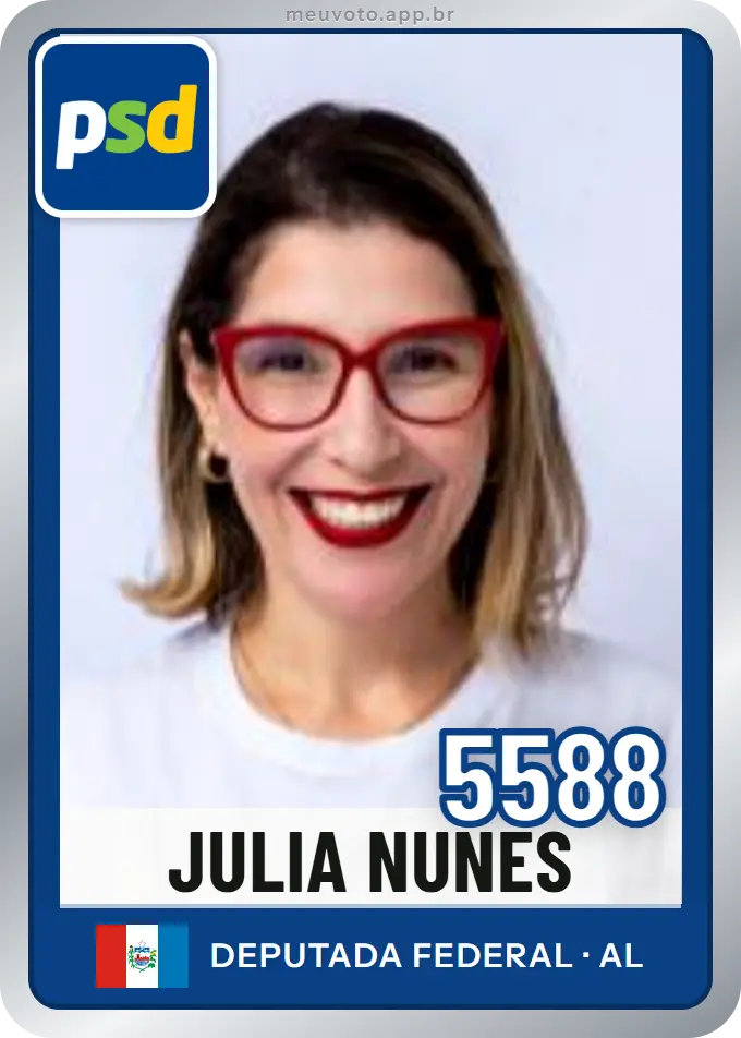 Carta de Julia Nunes, número 5588, PSD