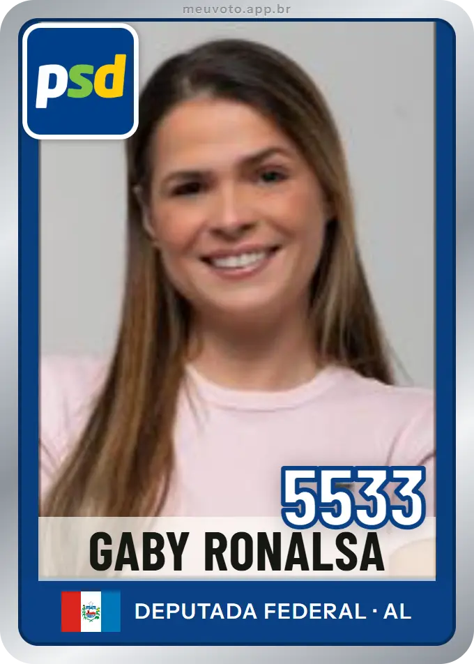 Carta de Gaby Ronalsa, número 5533, PSD