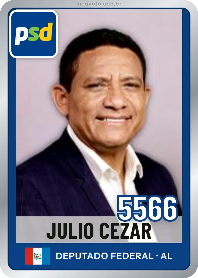 Carta de Julio Cezar, número 5566, PSD