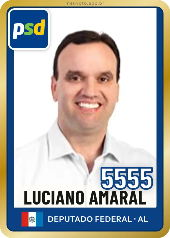 Carta de Luciano Amaral, número 5555, PSD