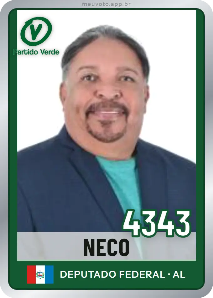 Carta de Neco, número 4343, PV