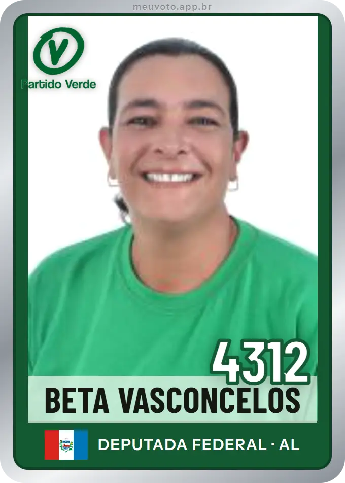 Carta de Beta Vasconcelos, número 4312, PV