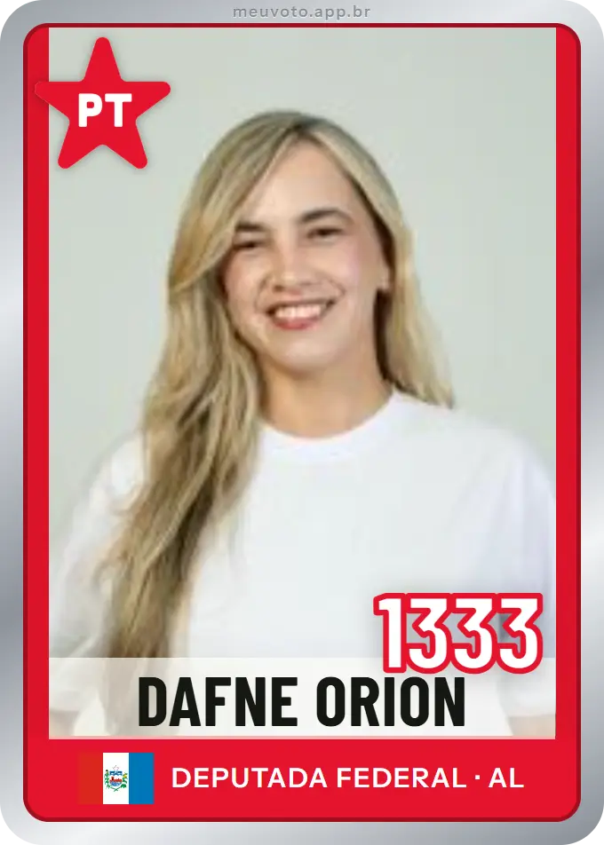 Carta de Dafne Orion, número 1333, PT