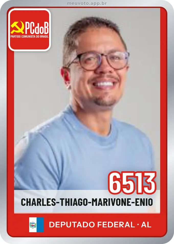 Carta de Charles-Thiago-Marivone-Enio, número 6513, PCdoB