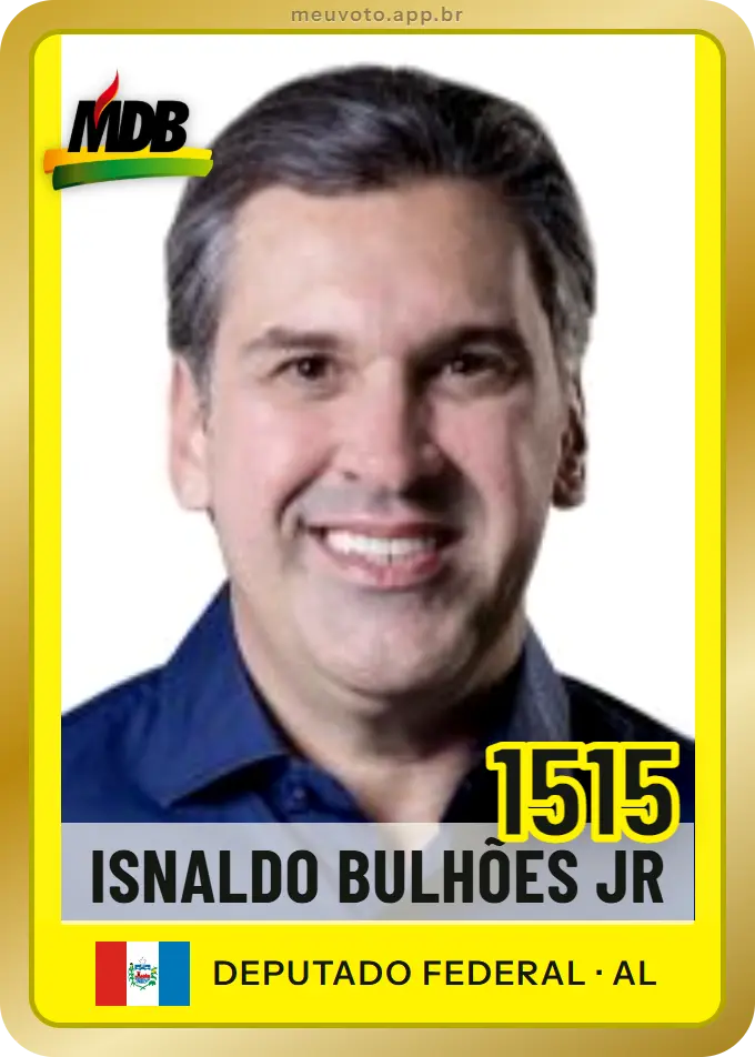 Carta de Isnaldo Bulhões Jr, número 1515, MDB