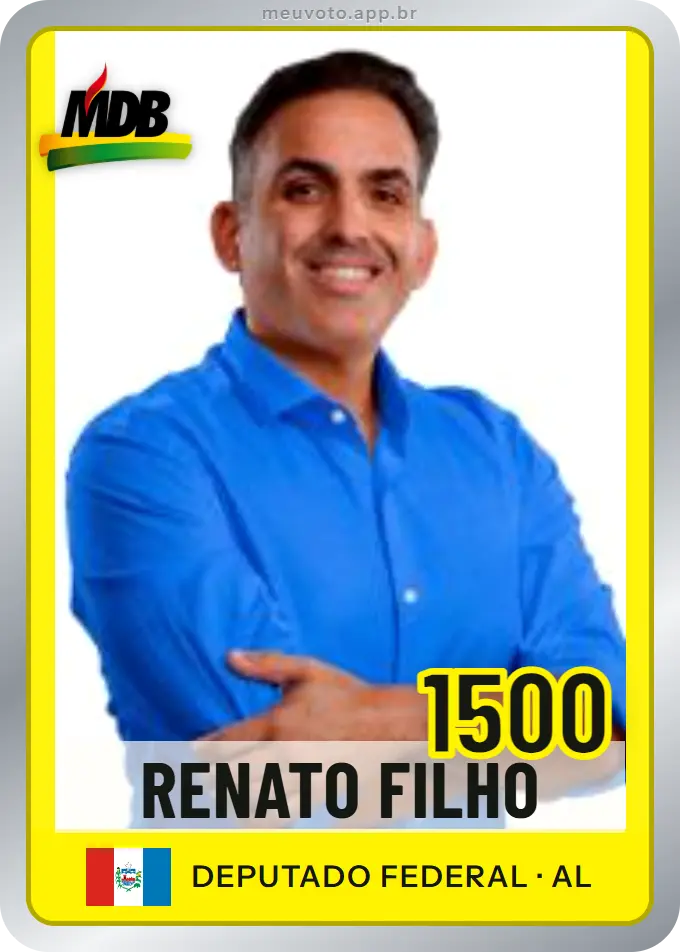 Carta de Renato Filho, número 1500, MDB