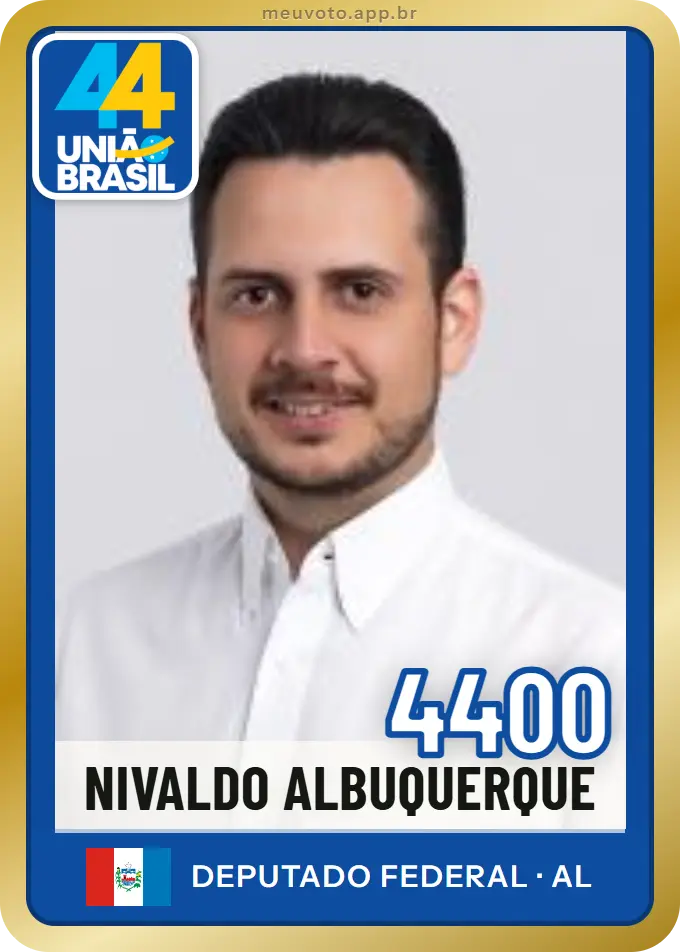 Carta de Nivaldo Albuquerque, número 4400, União