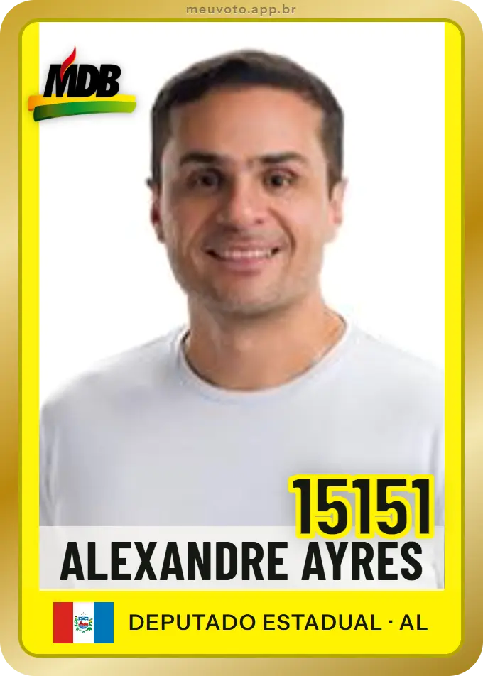 Carta de Alexandre Ayres, número 15151, MDB