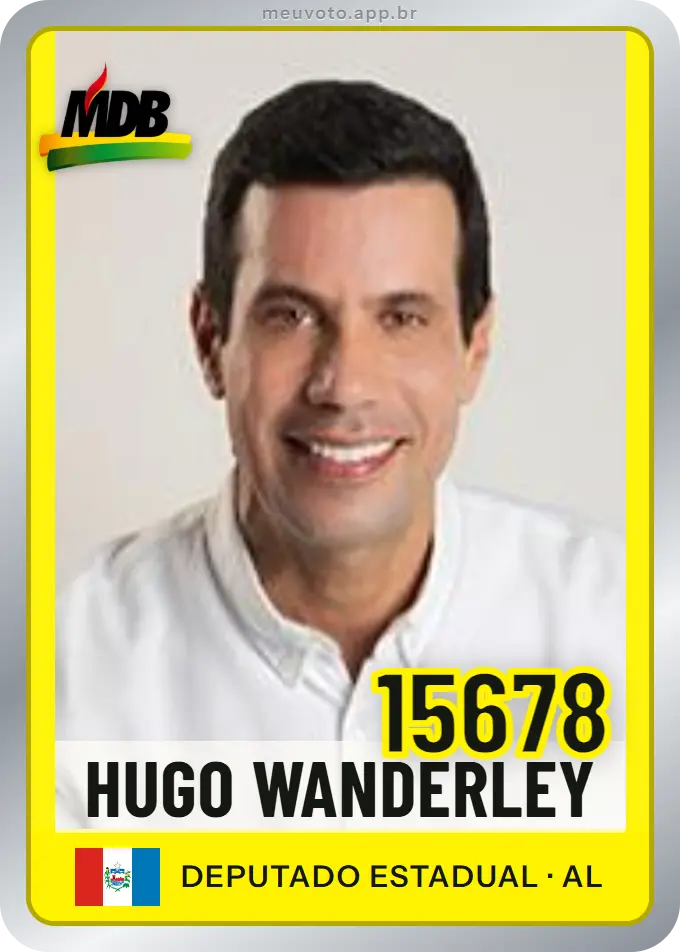 Carta de Hugo Wanderley, número 15678, MDB