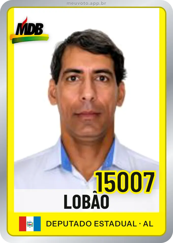Carta de Lobão, número 15007, MDB