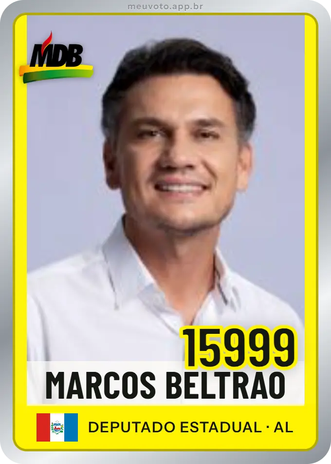Carta de Marcos Beltrão, número 15999, MDB