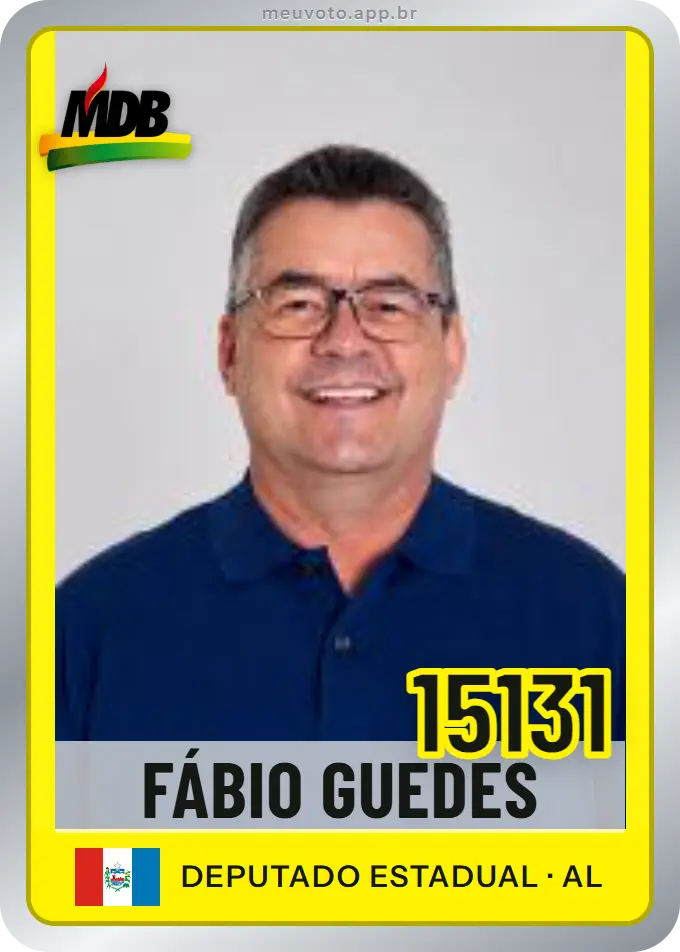 Carta de Fábio Guedes, número 15131, MDB