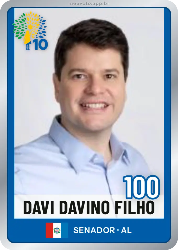 Carta de Davi Davino Filho, número 100, Republicanos
