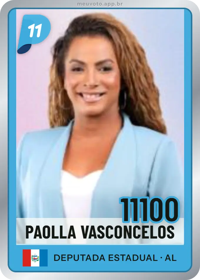Carta de Paolla Vasconcelos, número 11100, PP