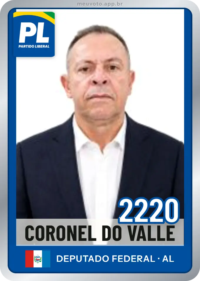 Carta de Coronel do Valle, número 2220, PL