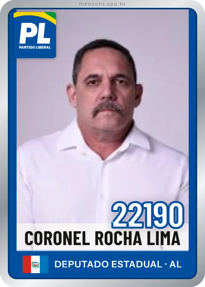 Carta de Coronel Rocha Lima, número 22190, PL