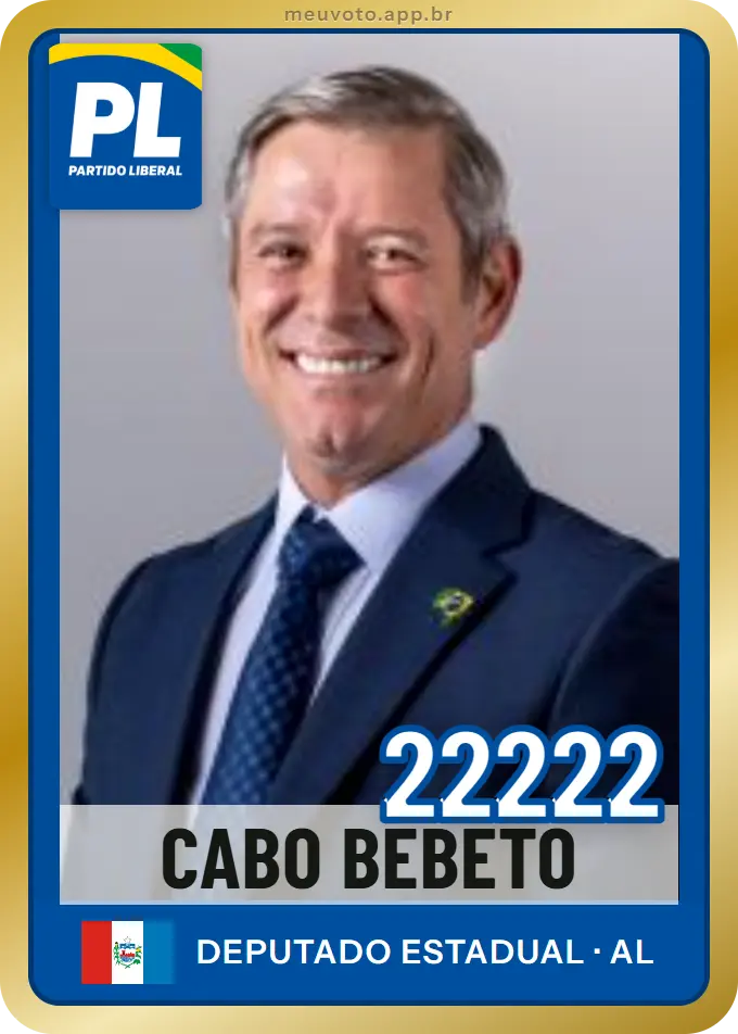 Carta de Cabo Bebeto, número 22222, PL
