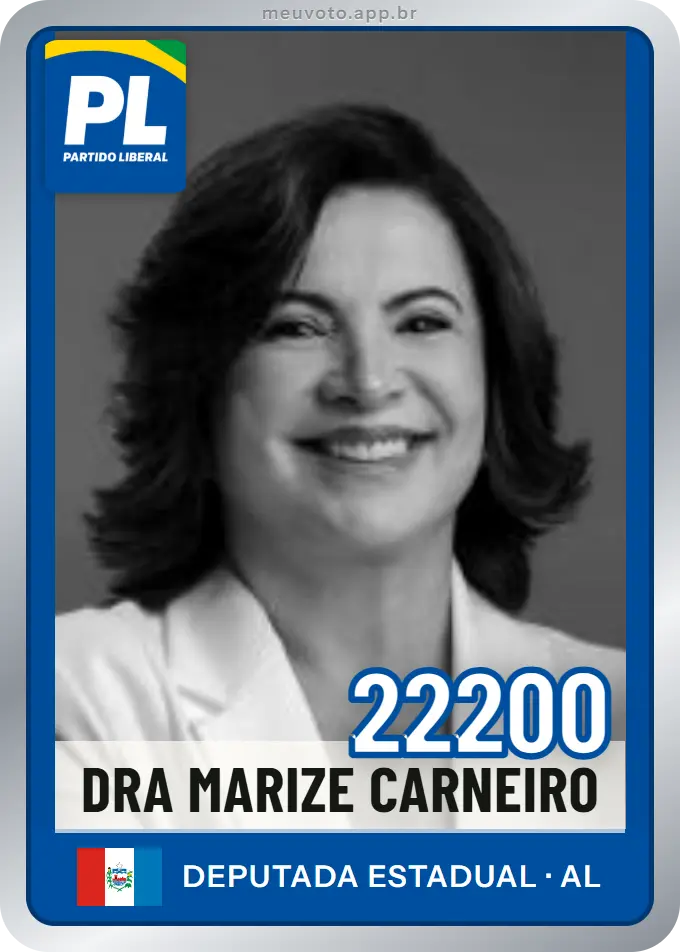Carta de Dra Marize Carneiro, número 22200, PL