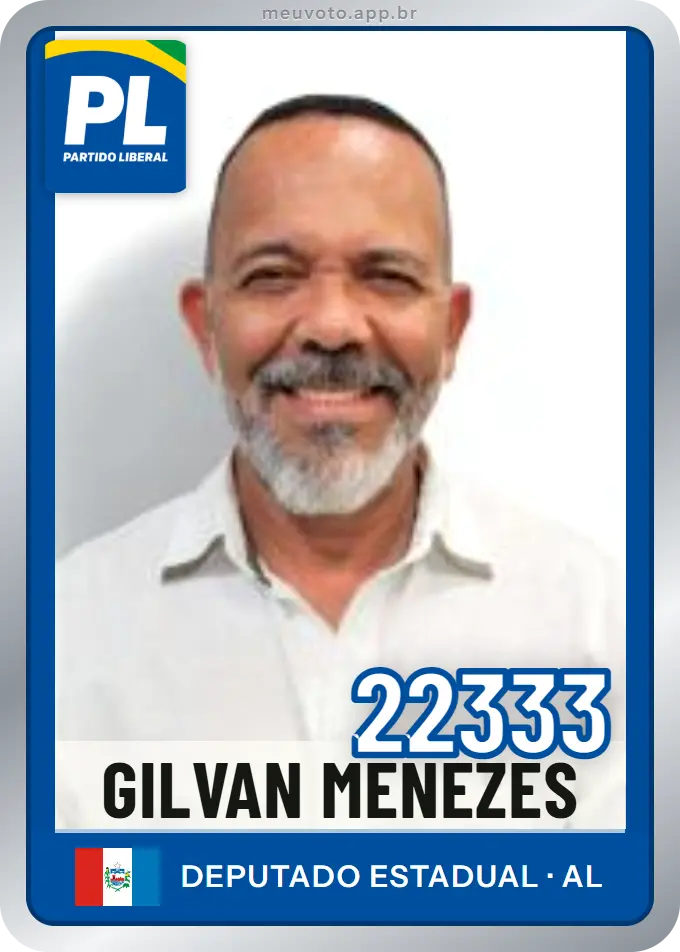 Carta de Gilvan Menezes, número 22333, PL