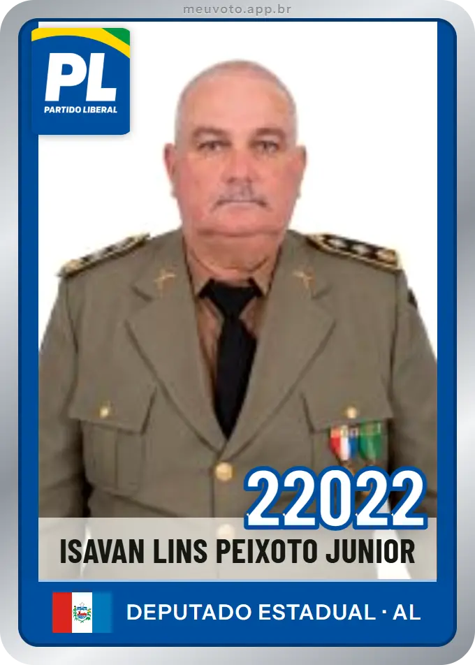 Carta de Isavan Lins Peixoto Junior, número 22022, PL