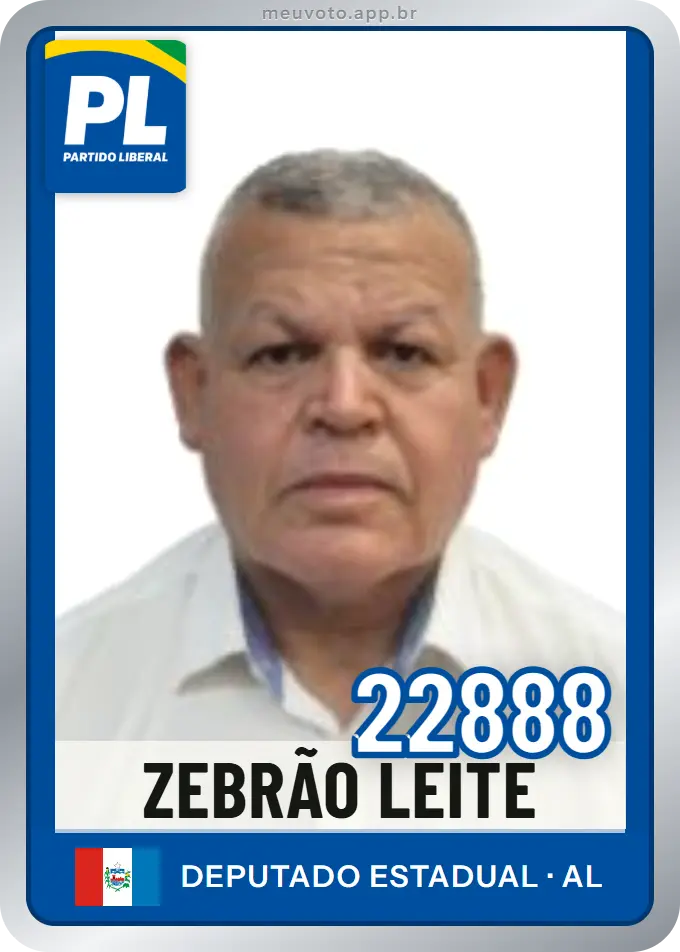 Carta de Zebrão Leite, número 22888, PL