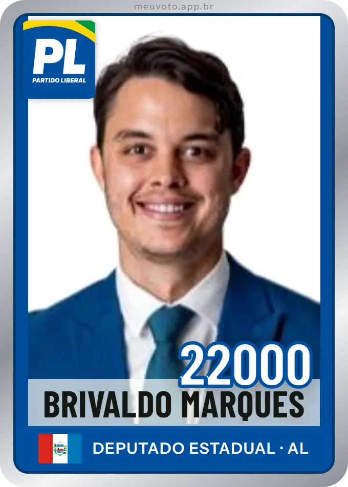Carta de Brivaldo Marques, número 22000, PL