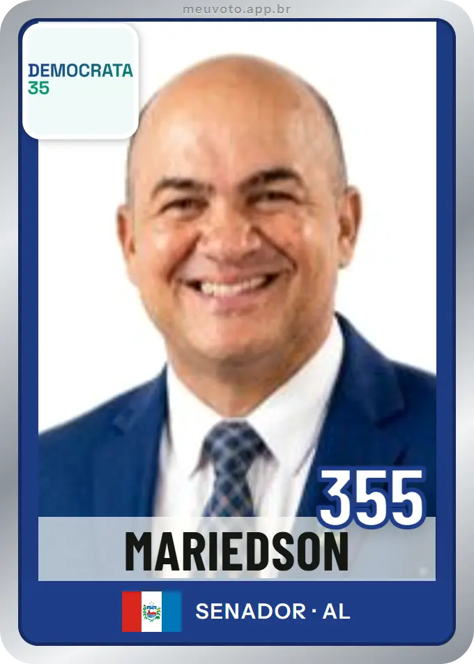 Carta de Mariedson, número 355, Democrata