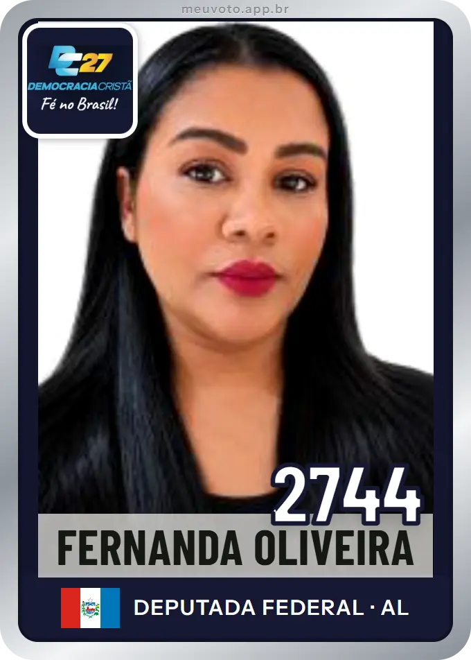 Carta de Fernanda Oliveira, número 2744, DC