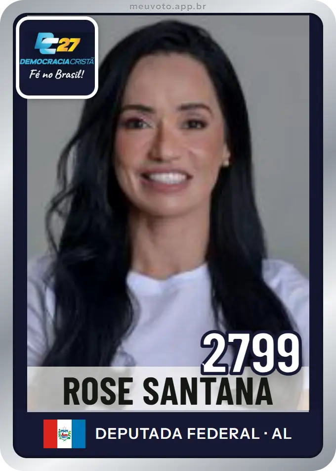Carta de Rose Santana, número 2799, DC
