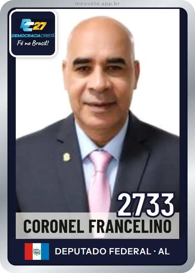 Carta de Coronel Francelino, número 2733, DC