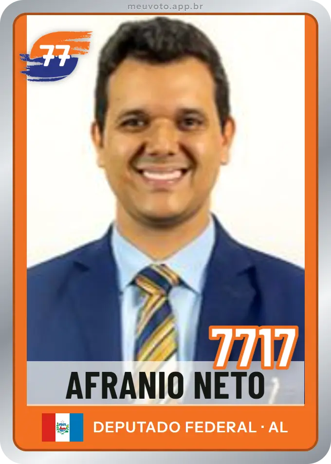 Carta de Afranio Neto, número 7717, Solidariedade