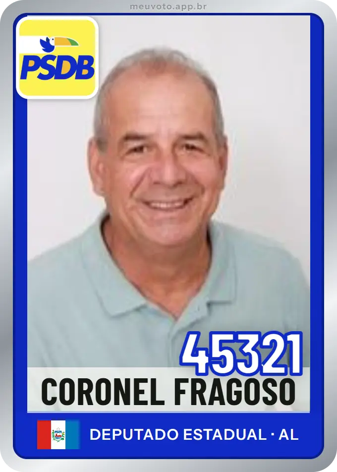 Carta de Coronel Fragoso, número 45321, PSDB