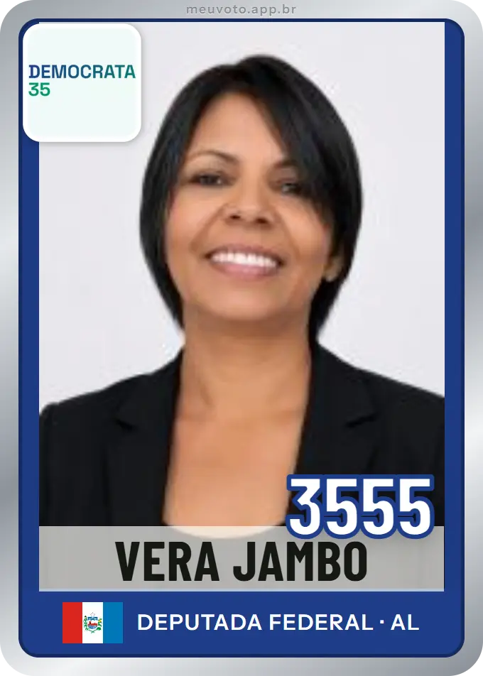 Carta de Vera Jambo, número 3555, Democrata