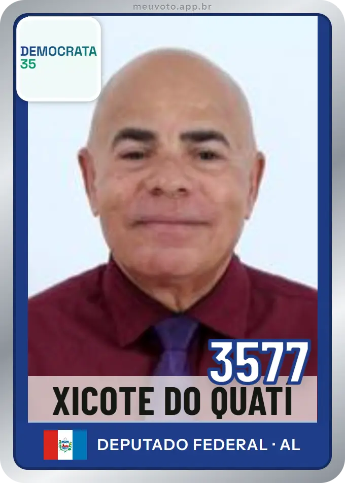 Carta de Xicote do Quatí, número 3577, Democrata
