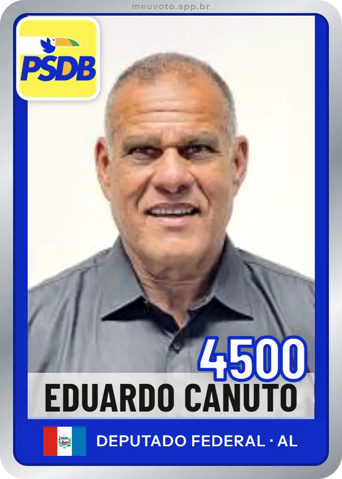 Carta de Eduardo Canuto, número 4500, PSDB