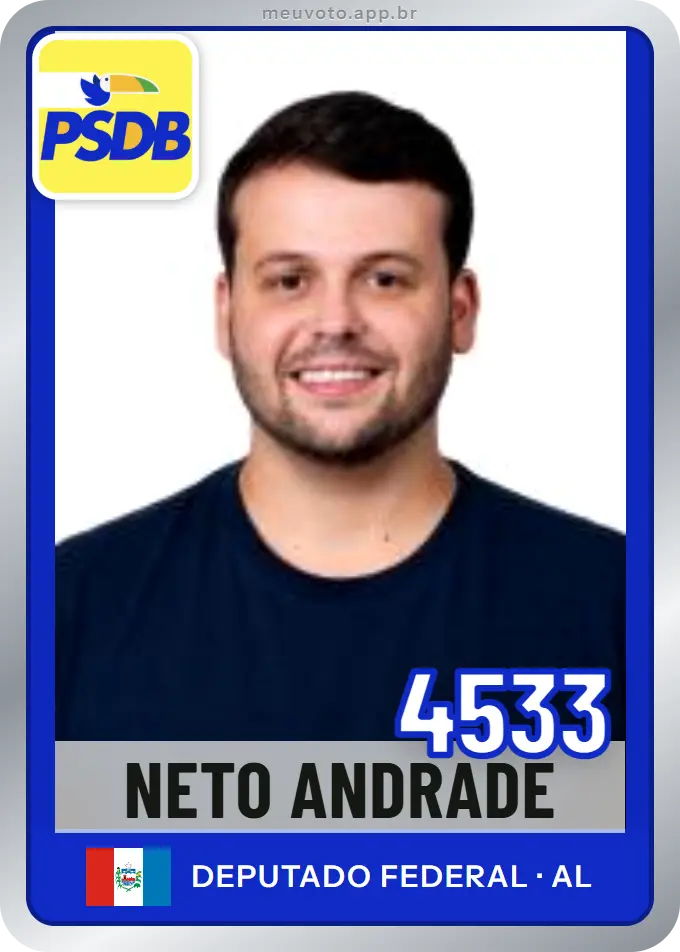 Carta de Neto Andrade, número 4533, PSDB
