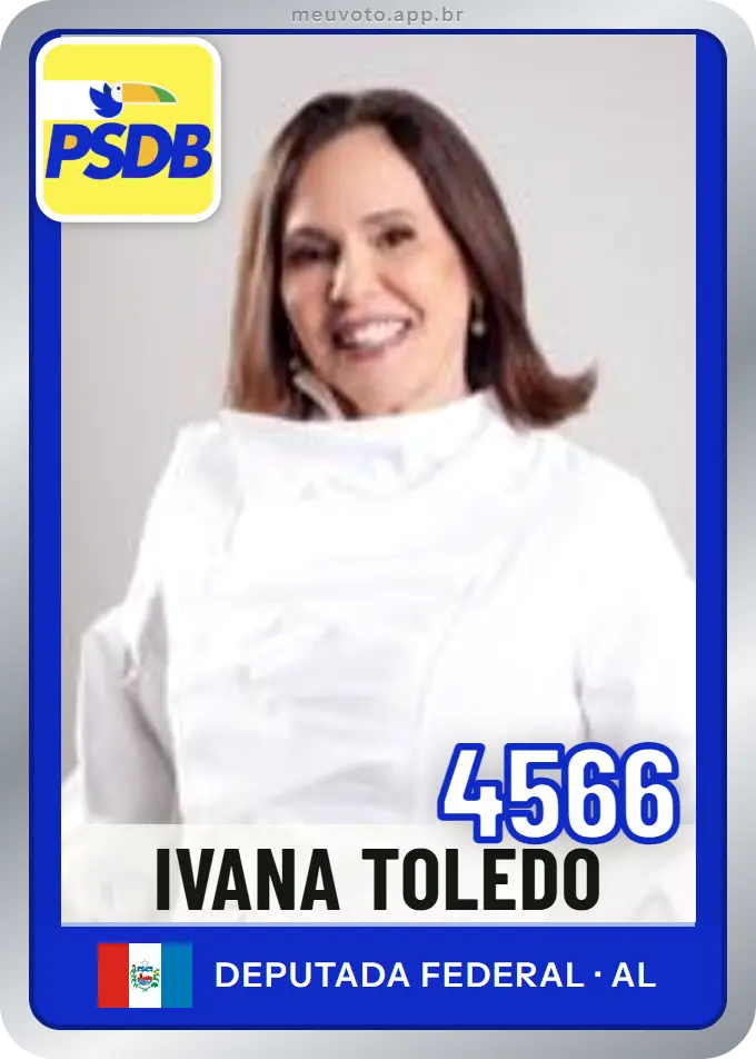 Carta de Ivana Toledo, número 4566, PSDB