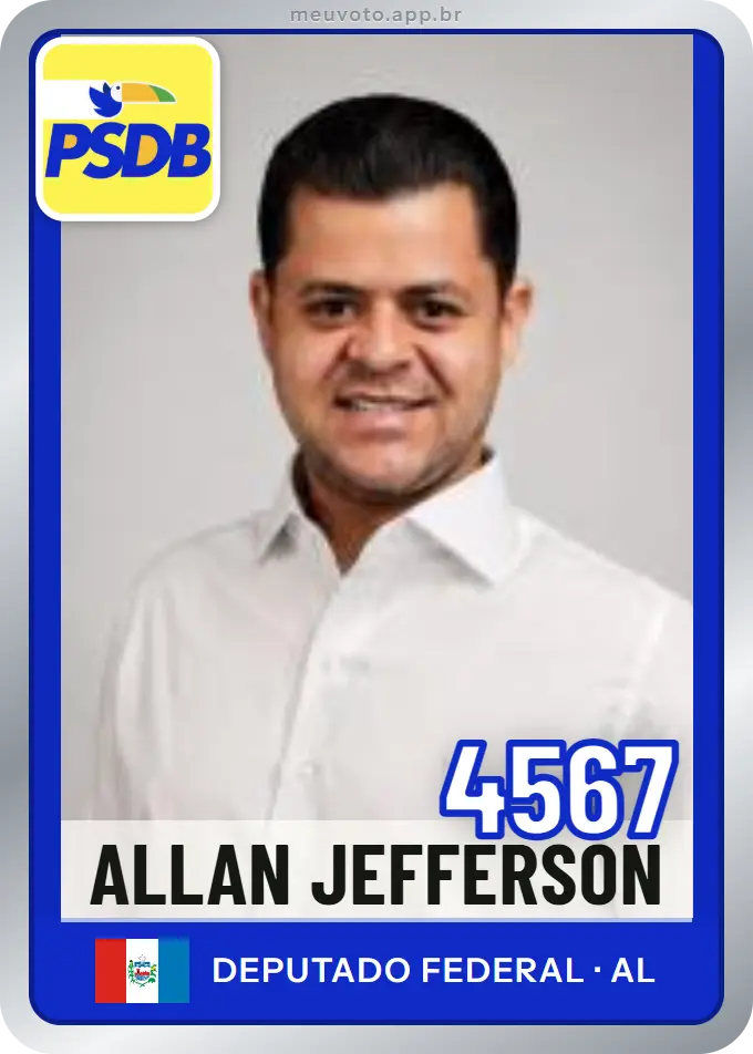 Carta de Allan Jefferson, número 4567, PSDB