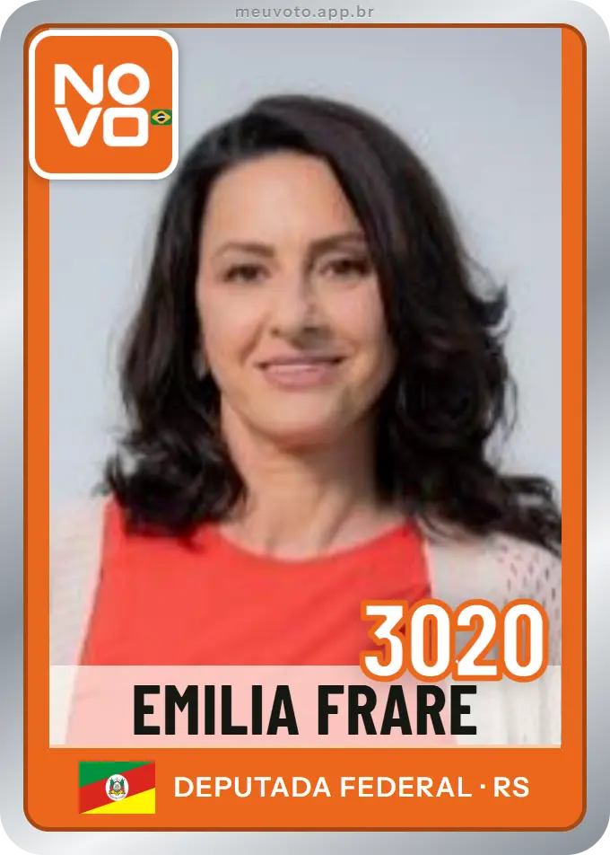 Carta de Emilia Frare, número 3020, Novo