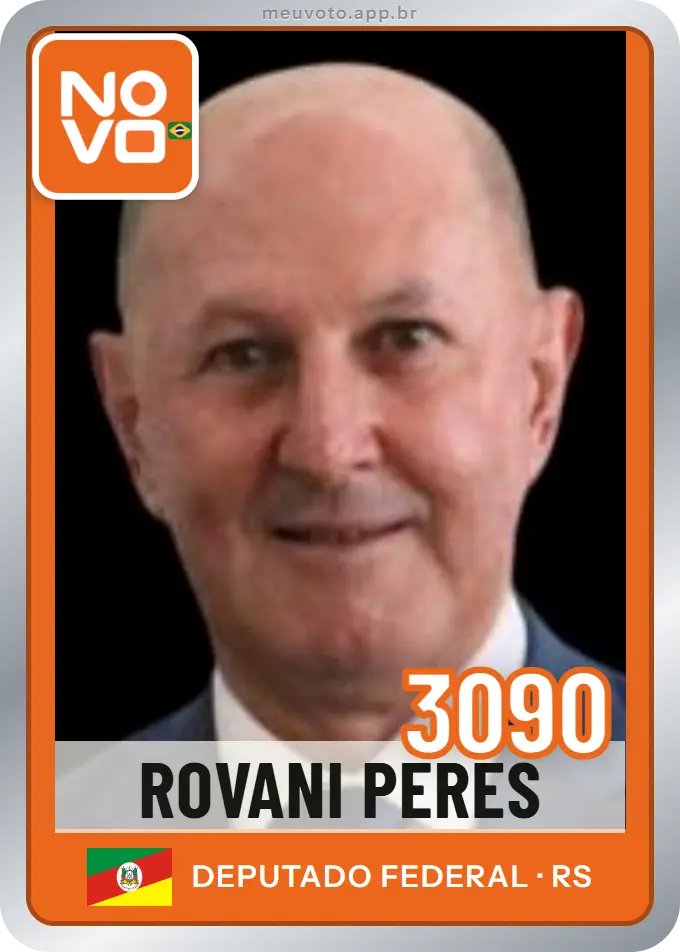 Carta de Rovani Peres, número 3090, Novo