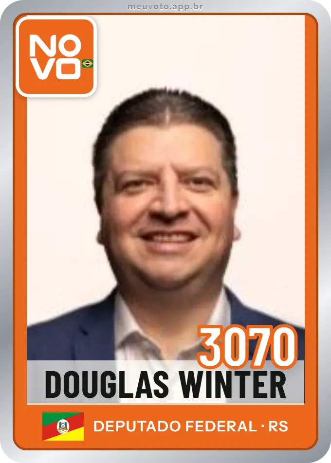 Carta de Douglas Winter, número 3070, Novo