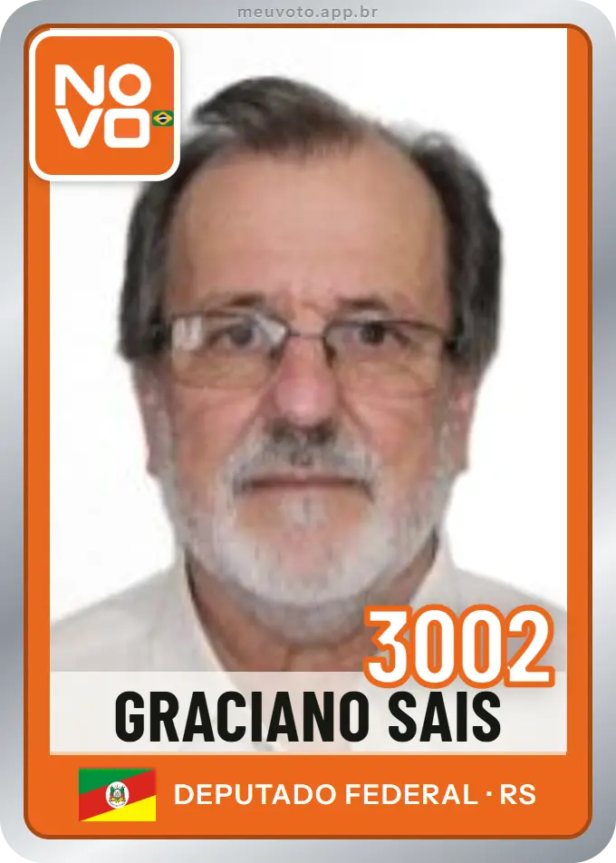 Carta de Graciano Sais, número 3002, Novo