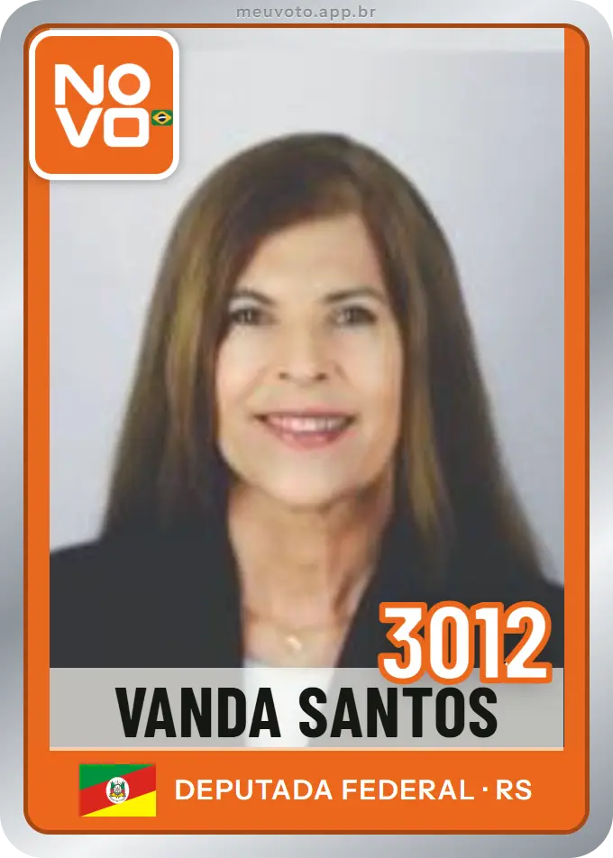 Carta de Vanda Santos, número 3012, Novo
