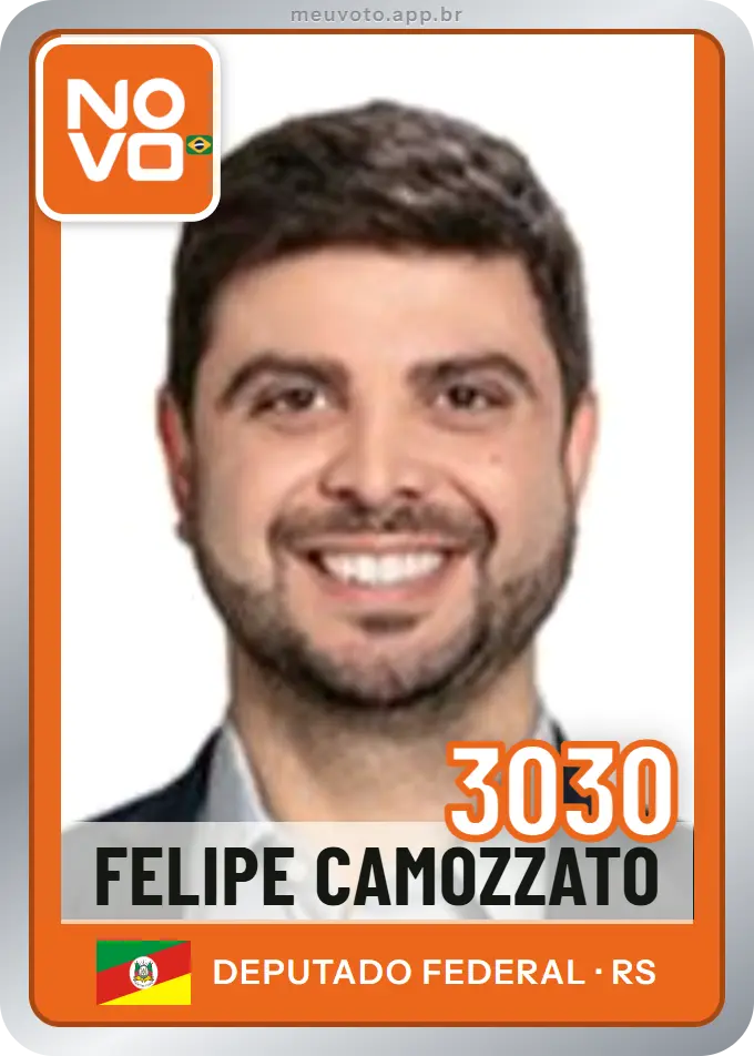 Carta de Felipe Camozzato, número 3030, Novo