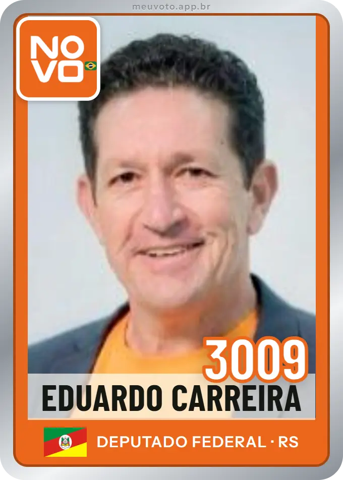 Carta de Eduardo Carreira, número 3009, Novo
