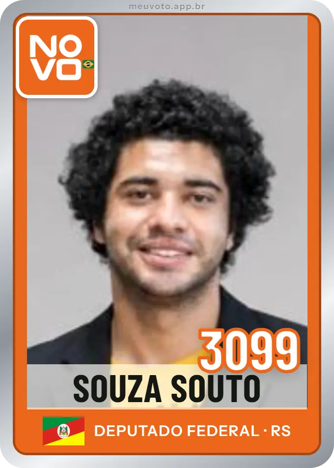 Carta de Souza Souto, número 3099, Novo