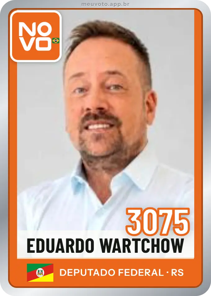Carta de Eduardo Wartchow, número 3075, Novo